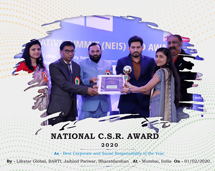 National C.S.R. Award -2020