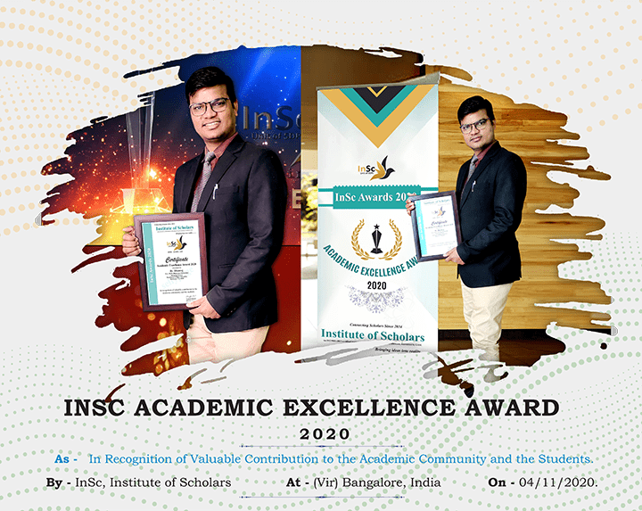 InSc Academic Excellence Award - 2020  