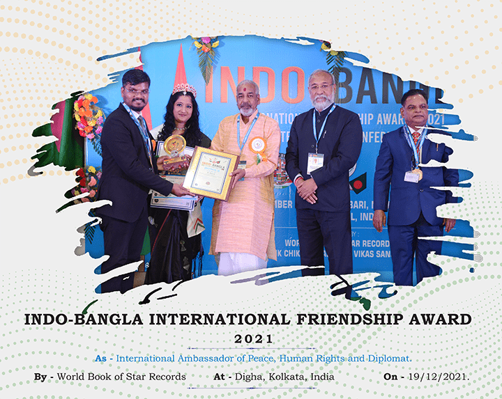 Indo-Bangla International Friendship Award - 2021